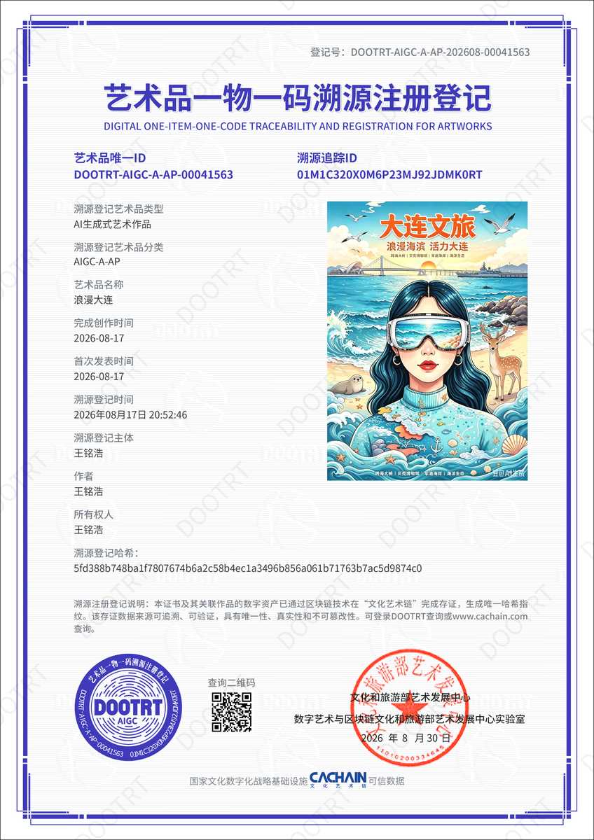 Third Prize, AI and Plastic Arts Category (High School Division), National Final of the 1st AIGC National Youth Generative Digital Art Creators Competition of China, Third Prize, AI and Plastic Arts Category (High School Division), National Final of the 1st AIGC National Youth Generative Digital Art Creators Competition of China, Ministry of Culture and Tourism of China